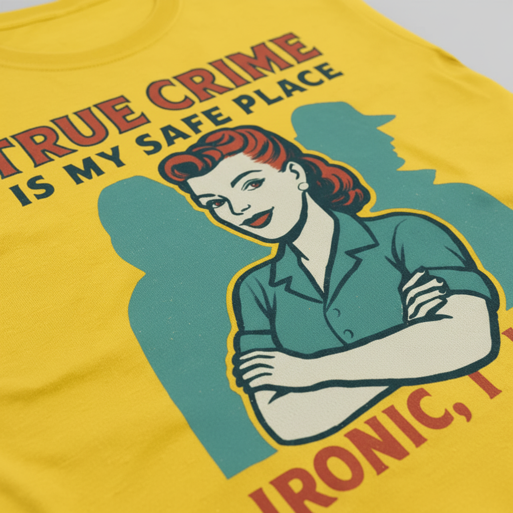 True Crime Safe Place T-Shirt__detail