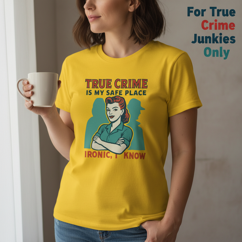 True Crime Safe Place T-Shirt__lifestyle