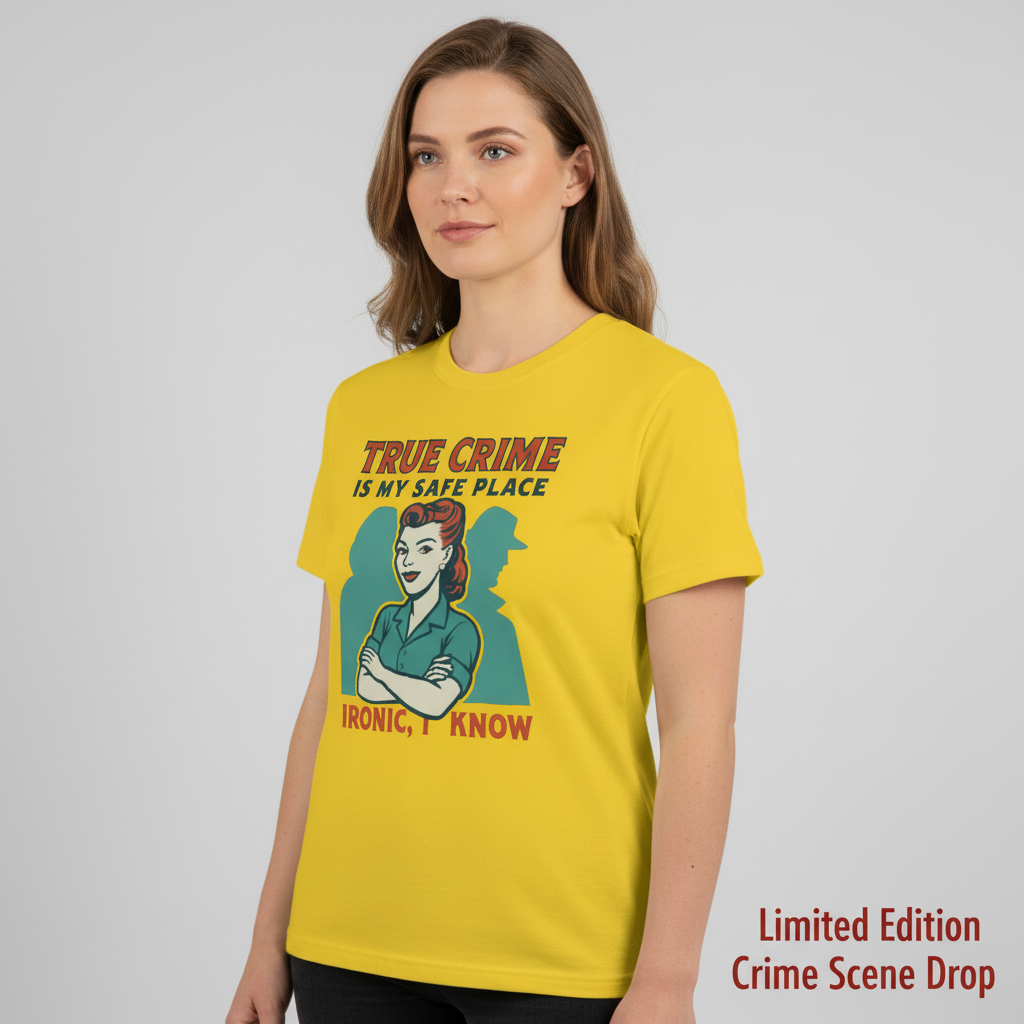 True Crime Safe Place T-Shirt__space