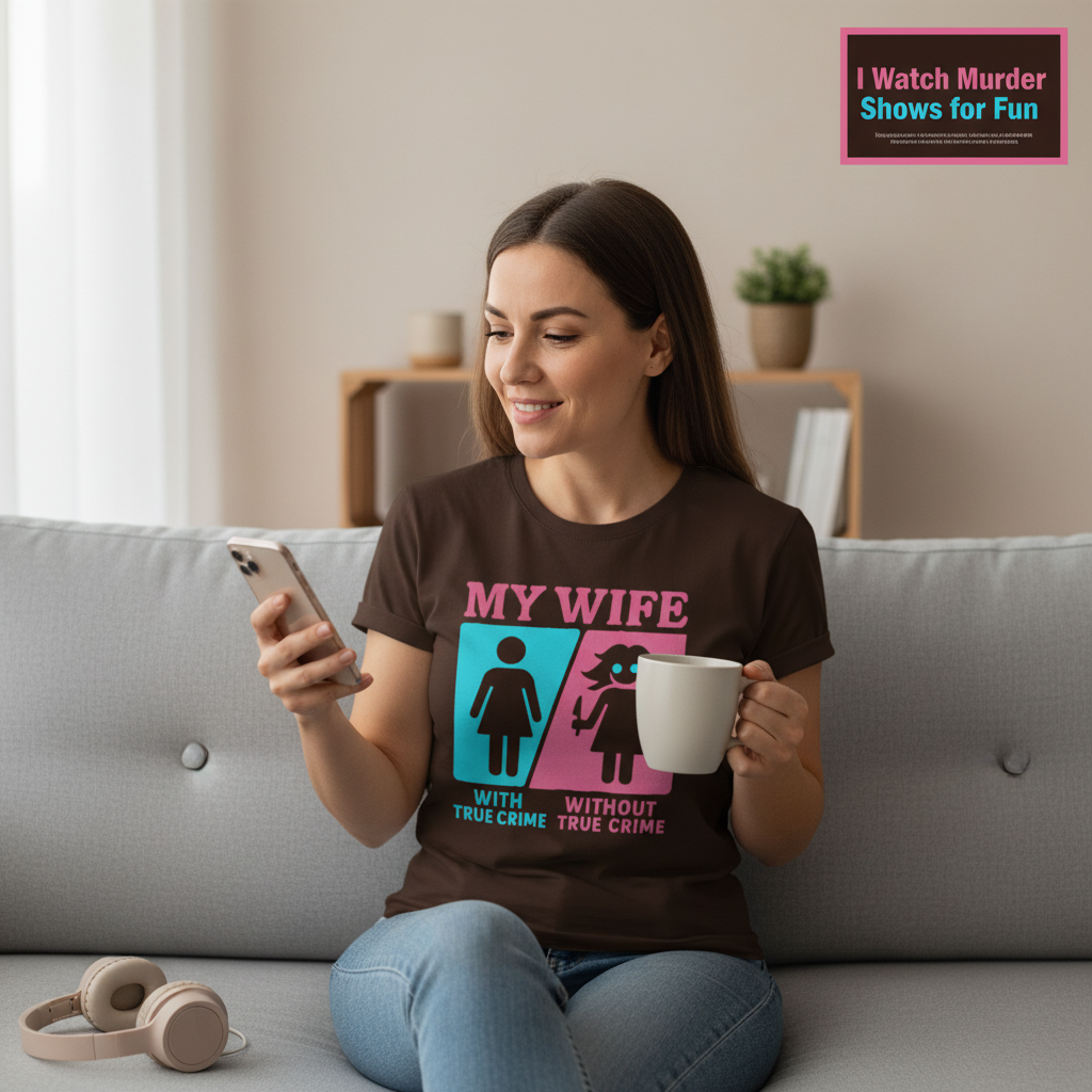 My Wife Without True Crime T-Shirt__use