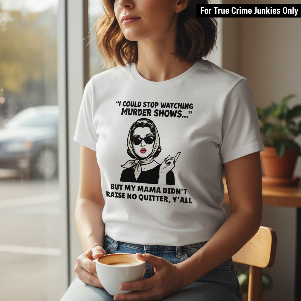 Murder Shows & Mama Raised Right T-Shirt__lifestyle