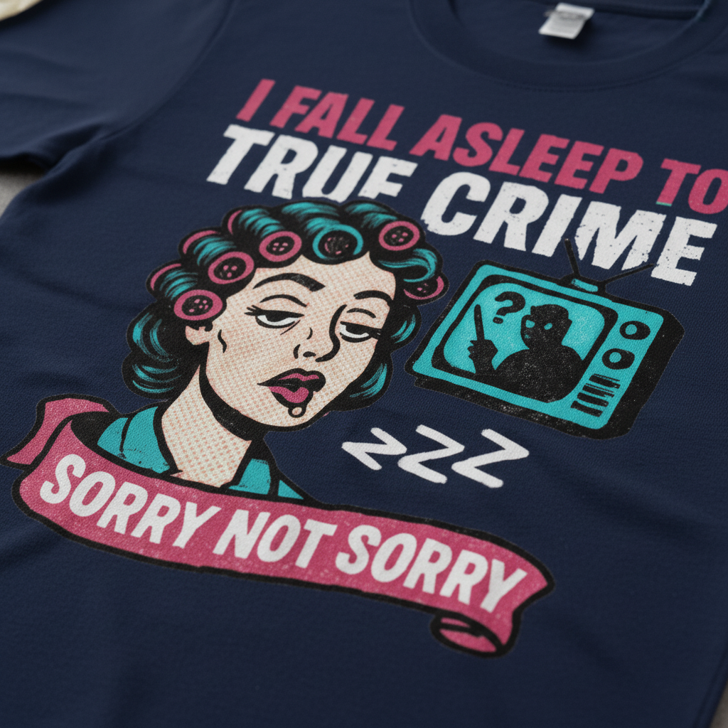 True Crime Sleep Club T-Shirt__detail