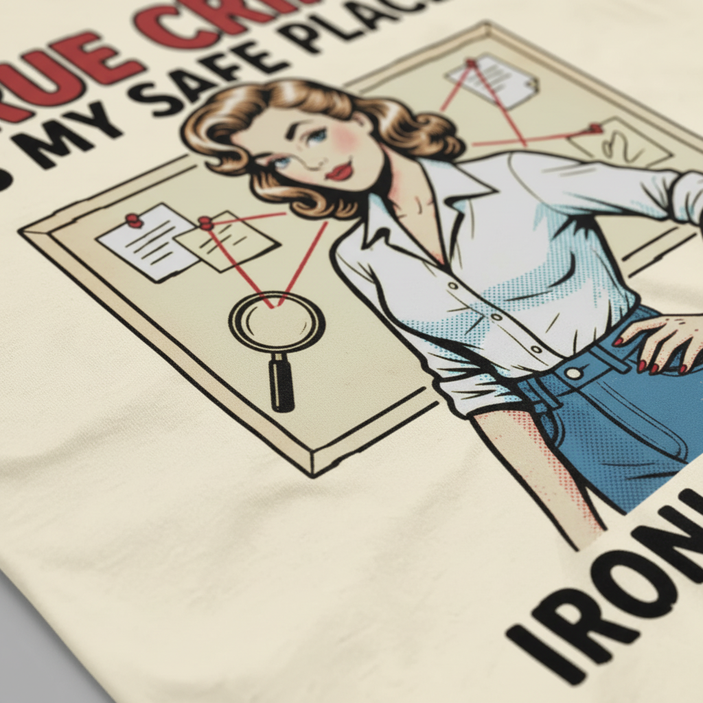 True Crime Safe Place T-Shirt__detail