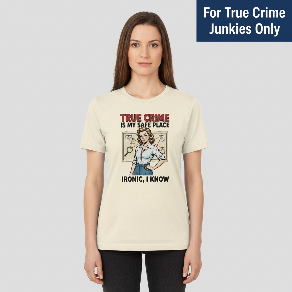 True Crime Safe Place T-Shirt__hero