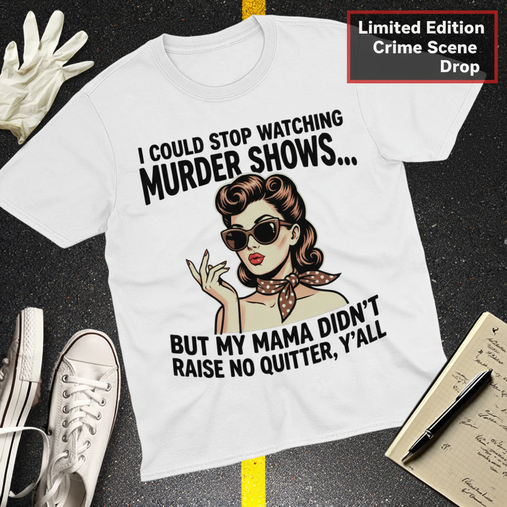 Murder Show Addict T-Shirt_fold_tilt