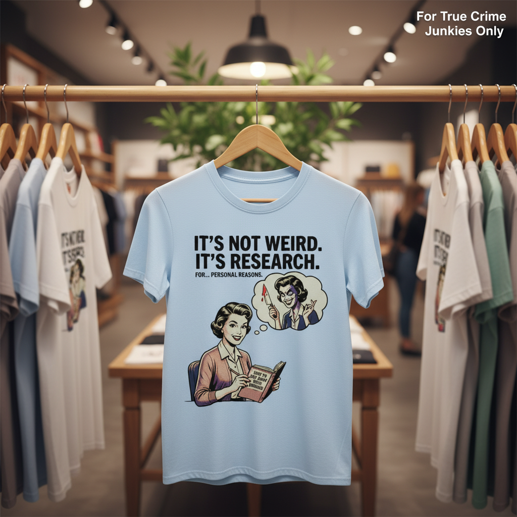 It's Not Weird, It's Research T-Shirt_boutique_rack