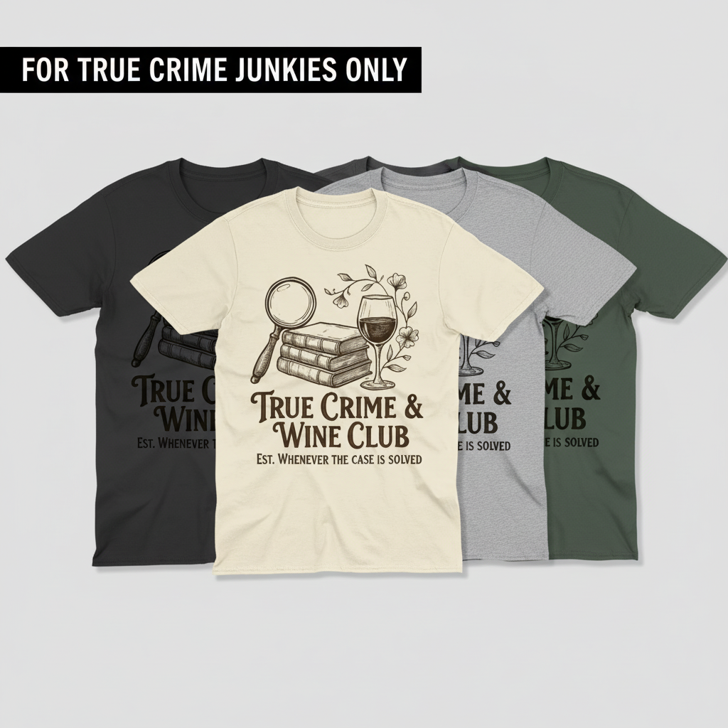 True Crime & Wine Club T-Shirt_quad_showcase