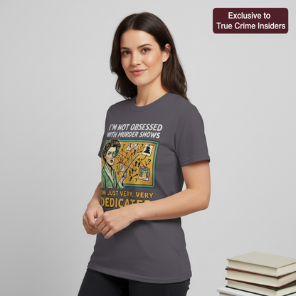 Murder Mystery Dedication T-Shirt__space