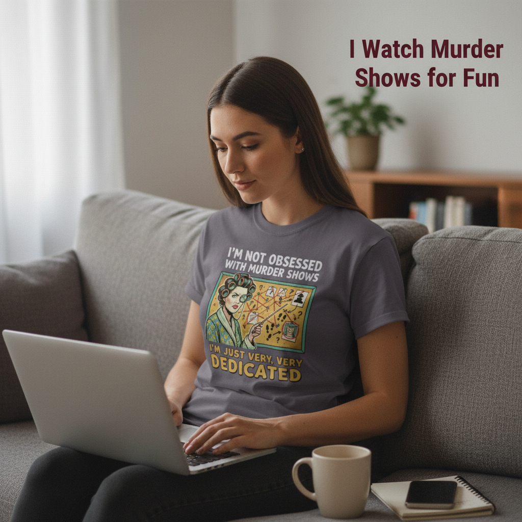 Murder Mystery Dedication T-Shirt__use