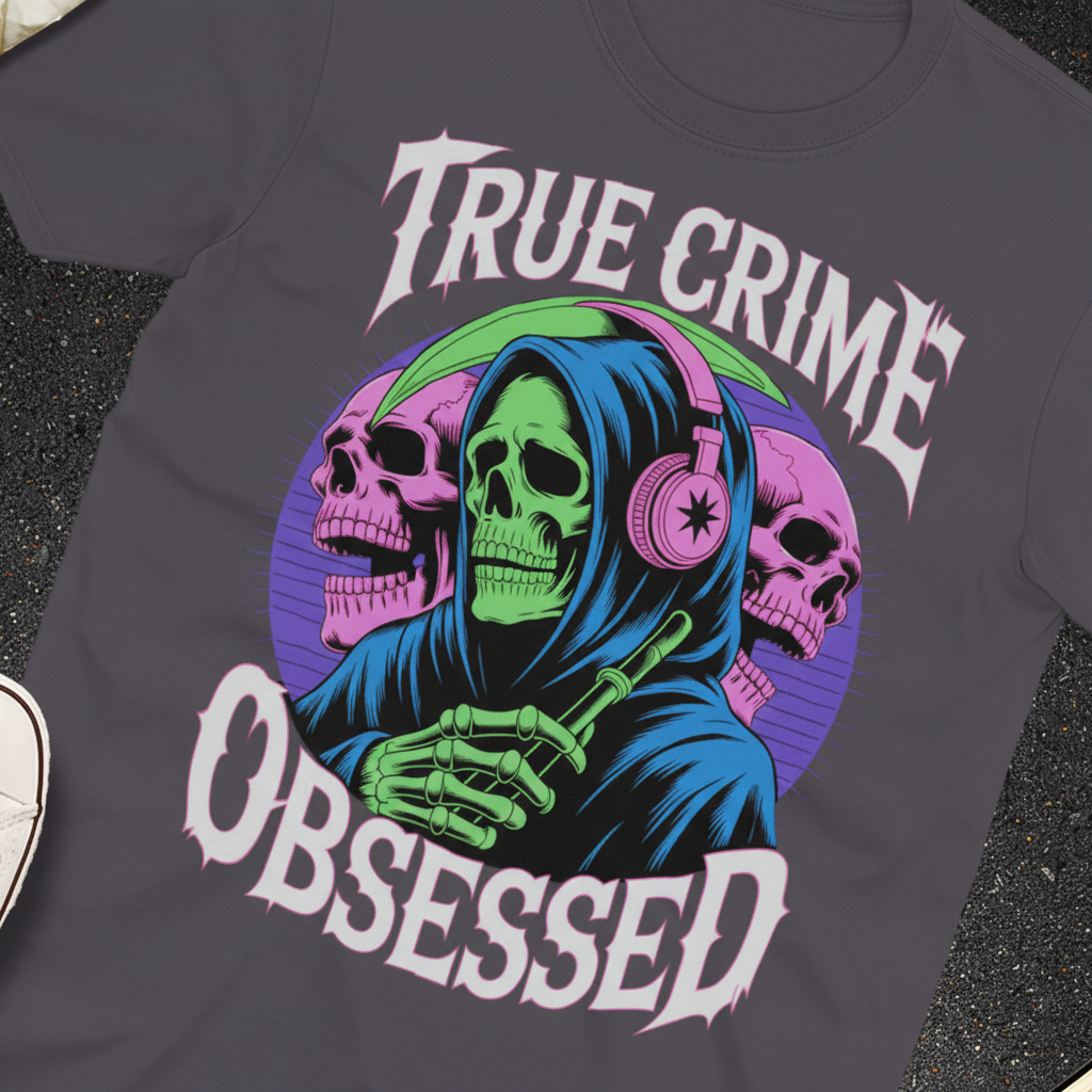 True Crime Obsessed T-Shirt_extreme_za