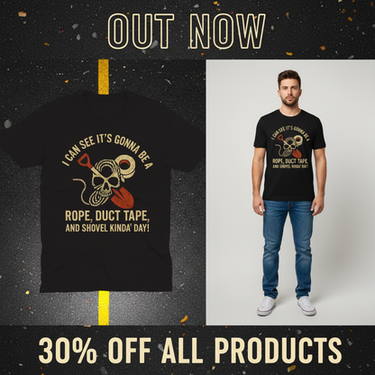 Rope, Duct Tape & Shovel T-Shirt_pet_companion