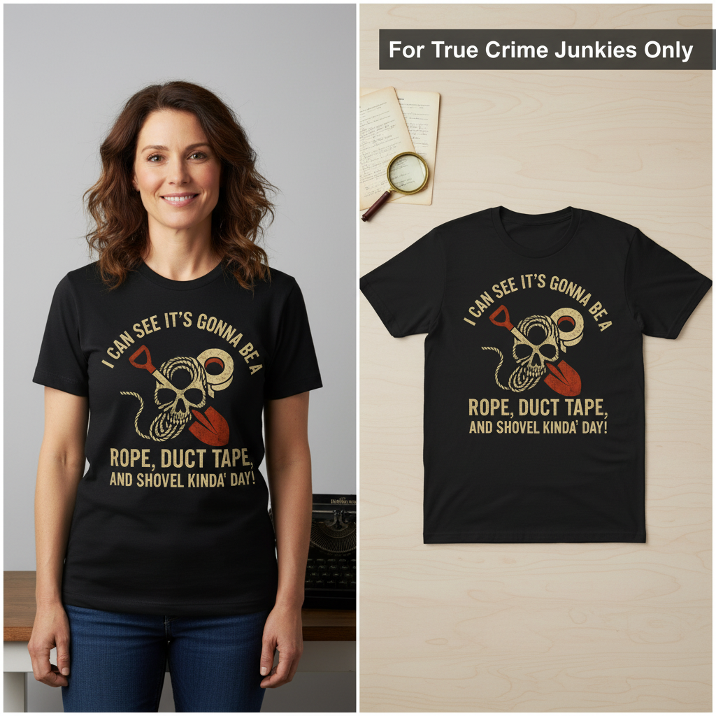 Rope, Duct Tape & Shovel T-Shirt_model_flat