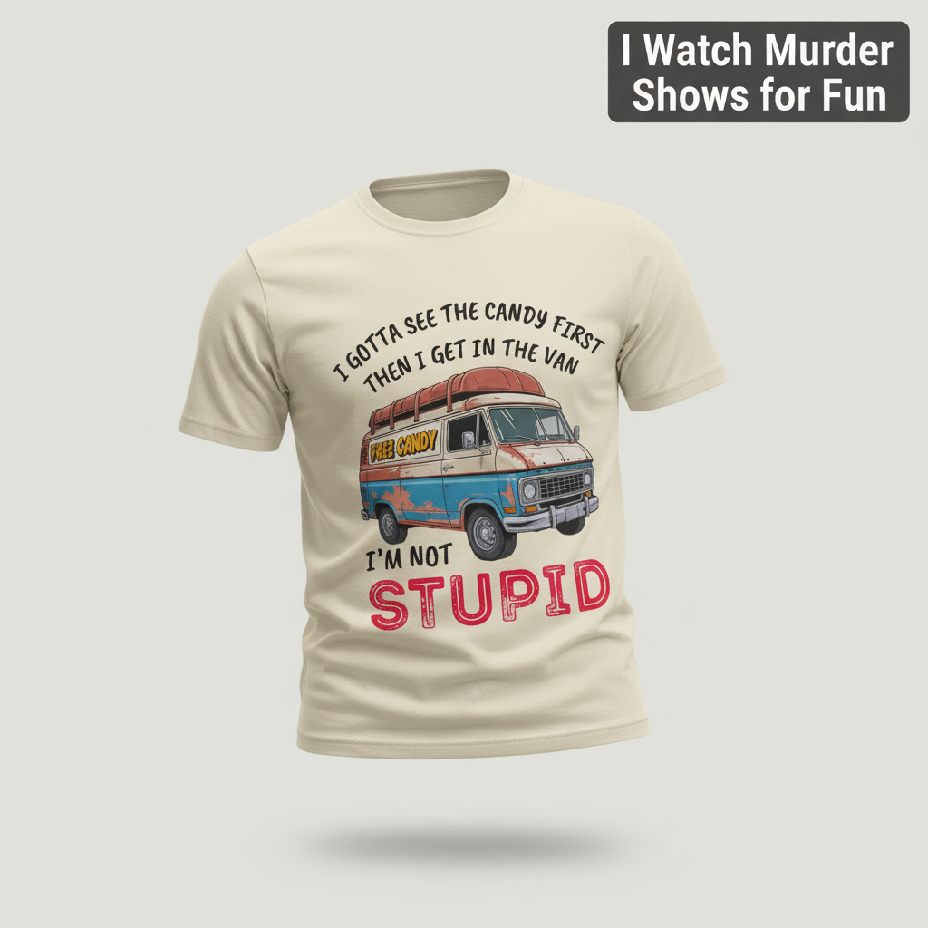 Not Stupid Candy Van T-Shirt_3d_float