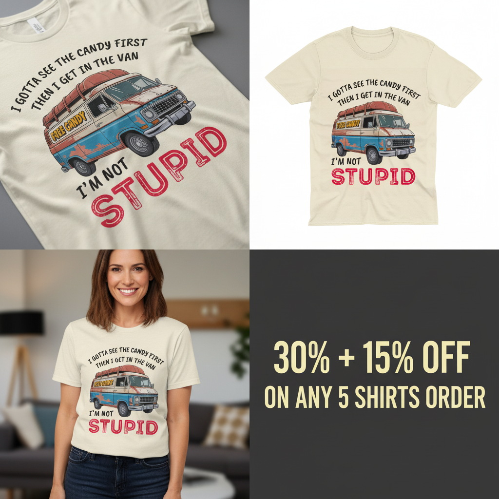 Not Stupid Candy Van T-Shirt_4_panel