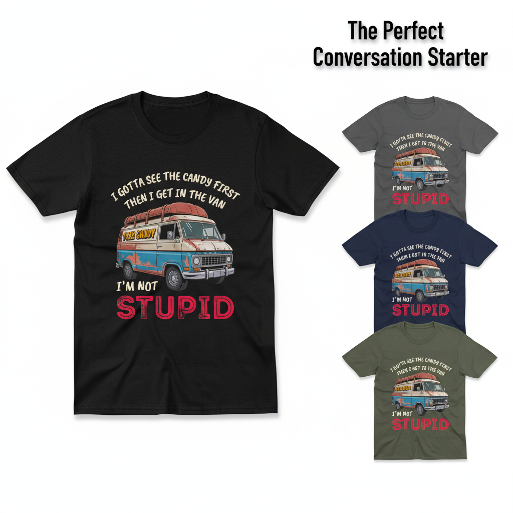 Not Stupid Candy Van T-Shirt_color_grid