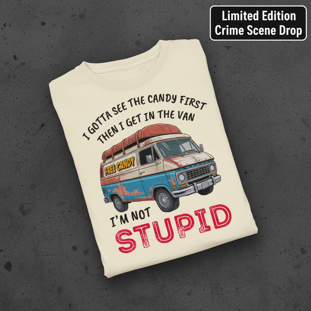 Not Stupid Candy Van T-Shirt_fold_tilt