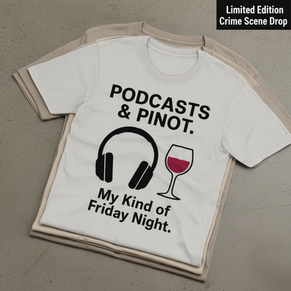 No Laws with Wine T-Shirt_stacked_flatlay