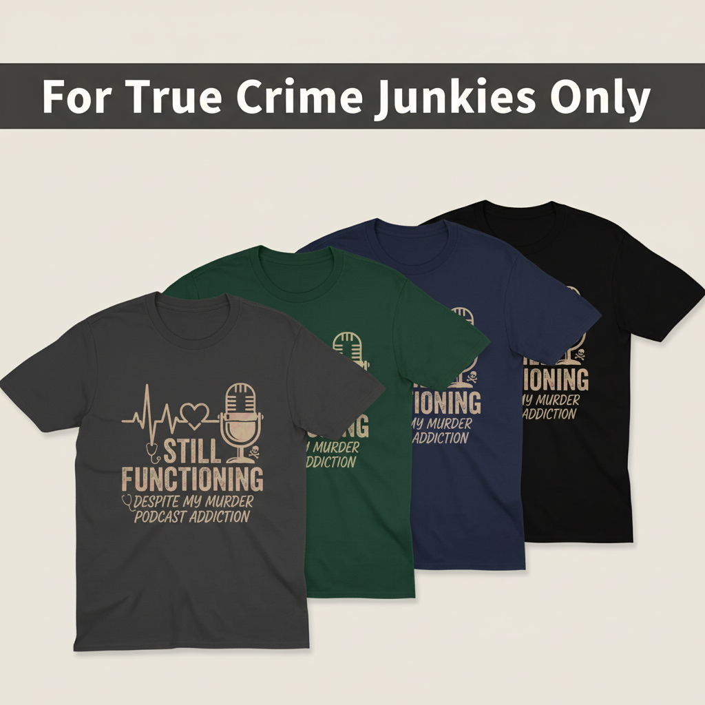 Still Functioning Murder Podcast T-Shirt_quad_showcase