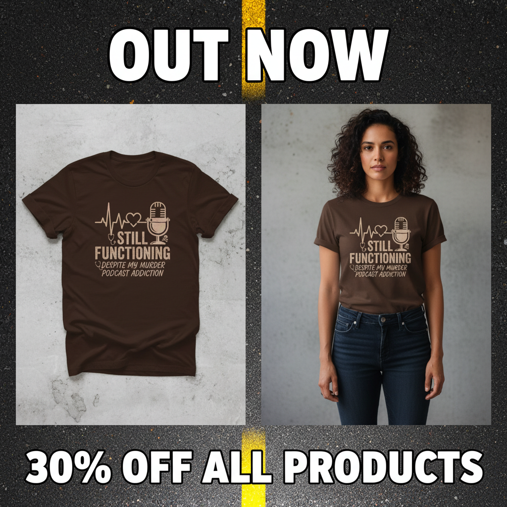 Still Functioning Murder Podcast T-Shirt_pet_companion