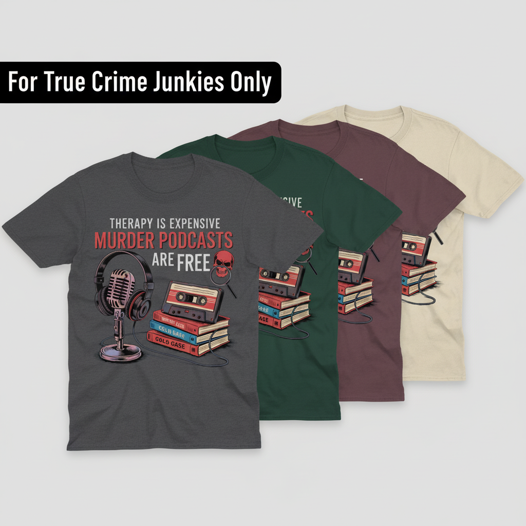 Murder Podcasts Are Free T-Shirt_quad_showcase