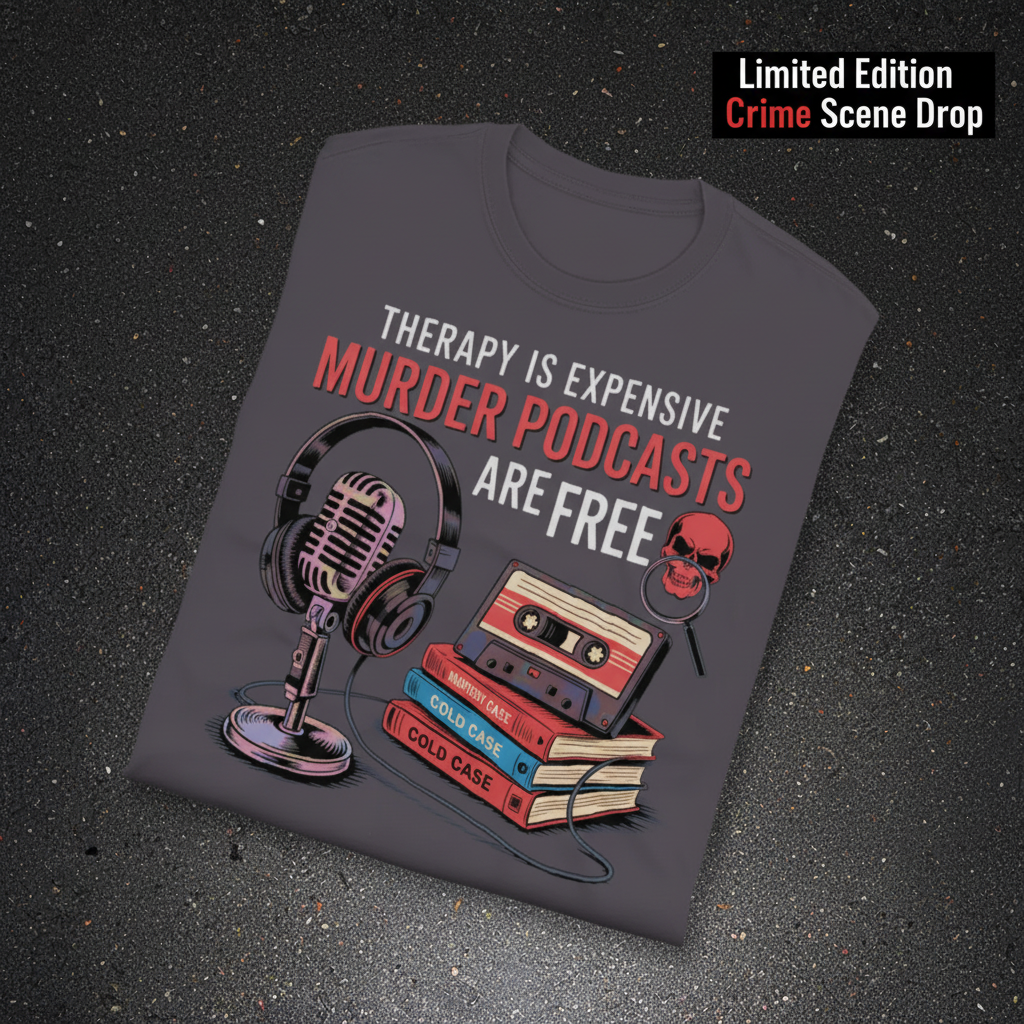Murder Podcasts Are Free T-Shirt_fold_tilt