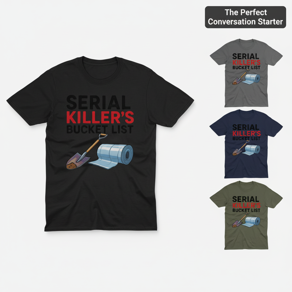 Serial Killer's Starter Pack T-Shirt_color_grid