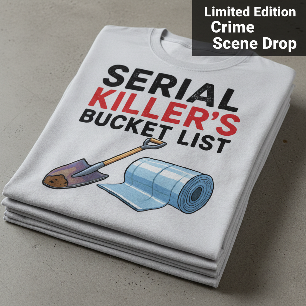 Serial Killer's Starter Pack T-Shirt_stacked_flatlay