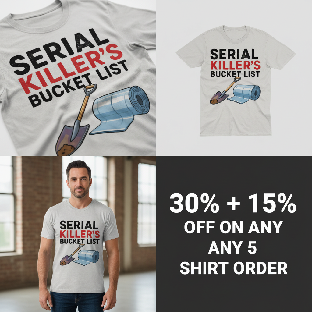 Serial Killer's Starter Pack T-Shirt_4_panel