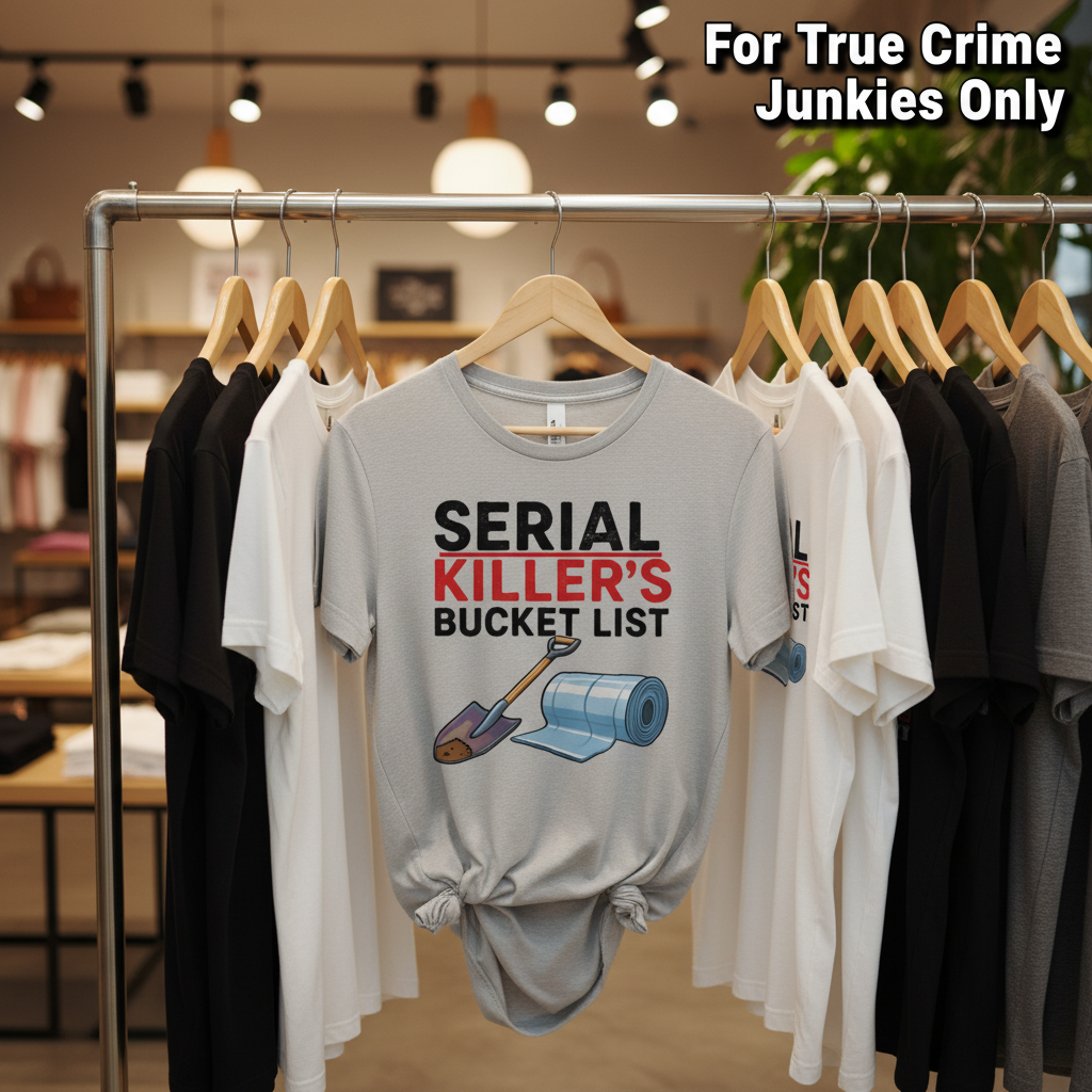 Serial Killer's Starter Pack T-Shirt_boutique_rack