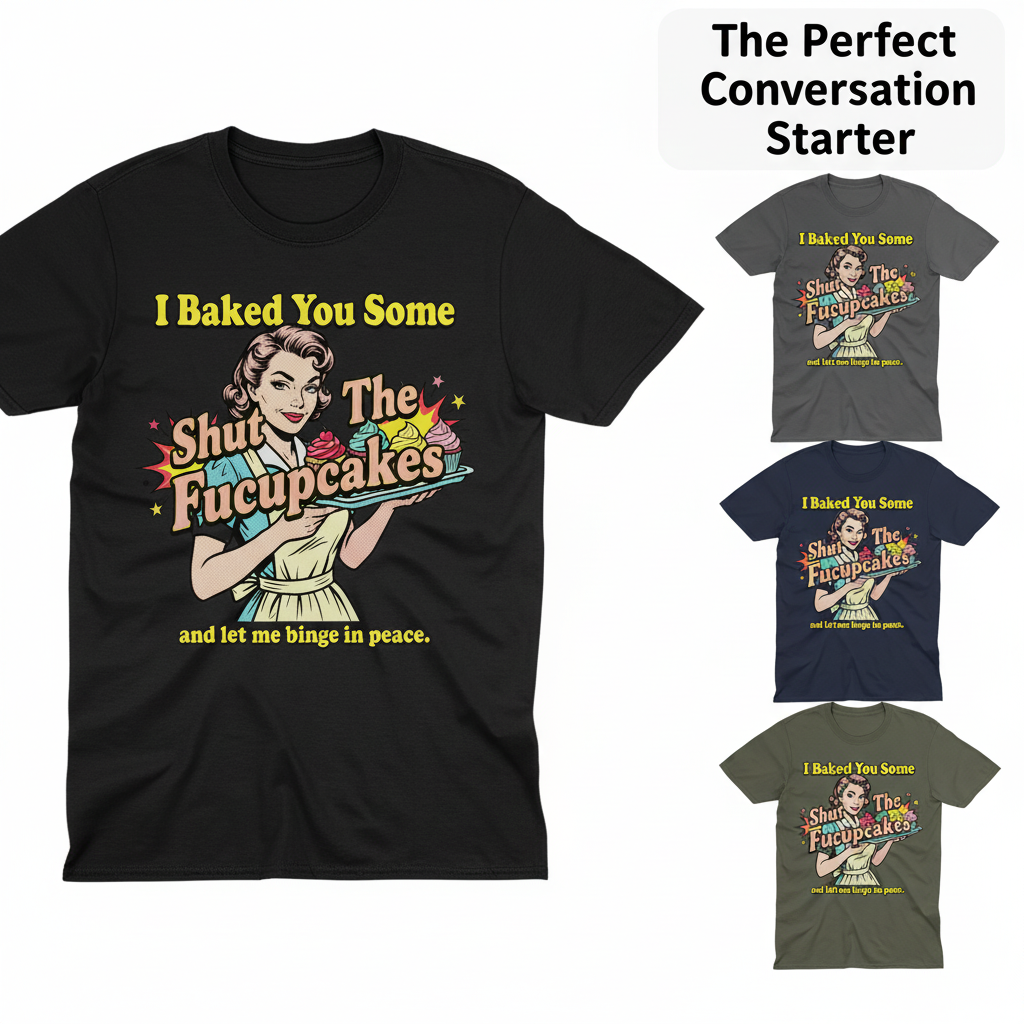 Shut The Fucupcakes T-Shirt_color_grid