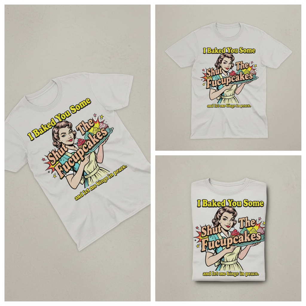 Shut The Fucupcakes T-Shirt_triple_showcase