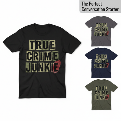 True Crime Junkie T-Shirt_color_grid