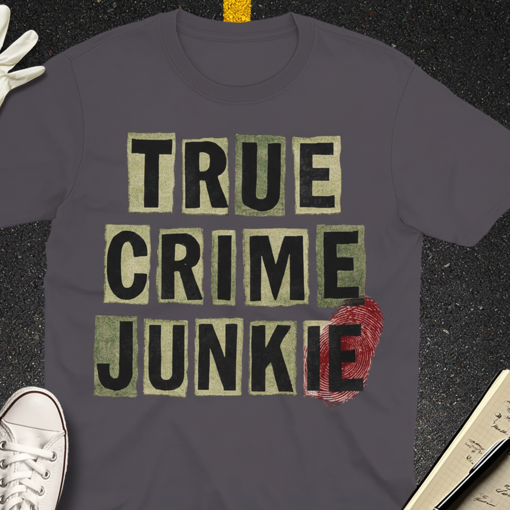 True Crime Junkie T-Shirt_extreme_za