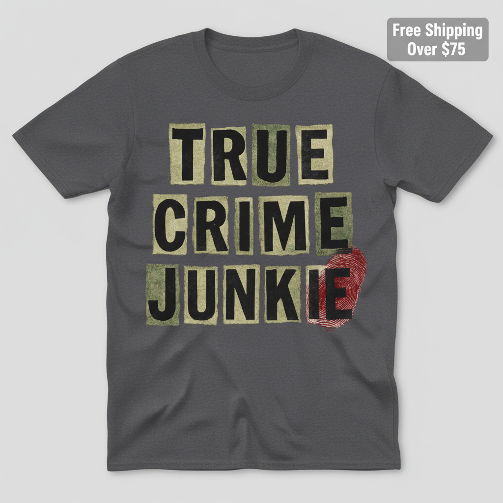 True Crime Junkie T-Shirt_clean