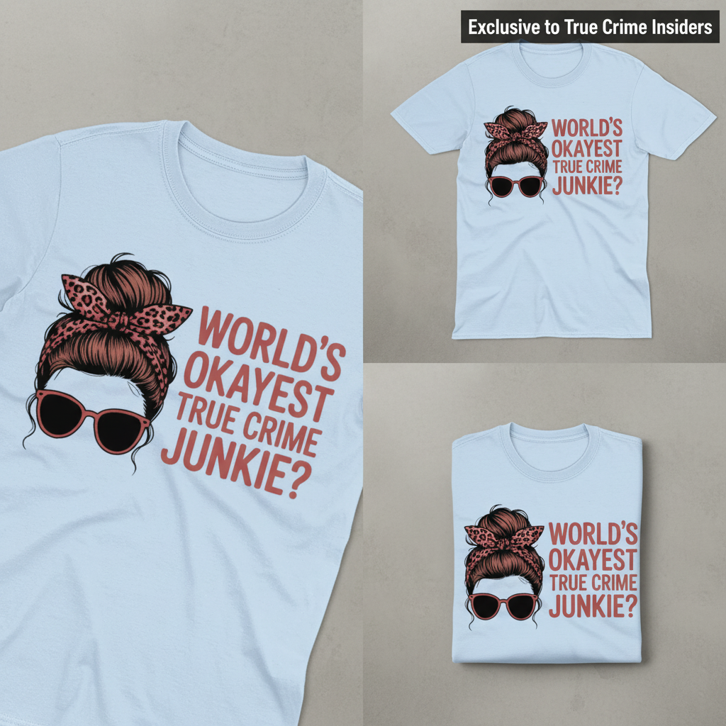 World's Okayest True Crime Junkie T-Shirt_triple_showcase