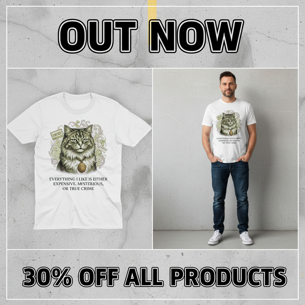 Expensive Mysterious True Crime Cat T-Shirt_pet_companion