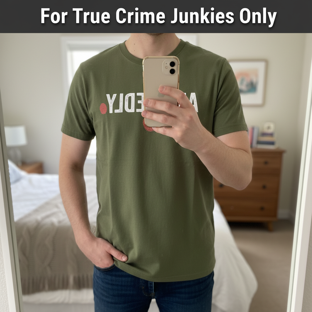 Allegedly Fingerprint T-Shirt_mirror_selfie