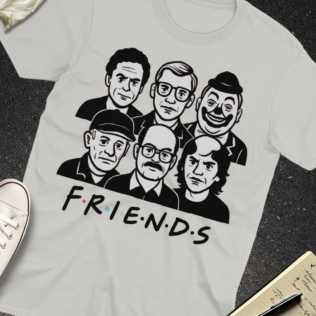 True Crime Friends T-Shirt_extreme_za