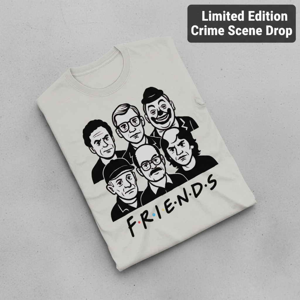 True Crime Friends T-Shirt_fold_tilt