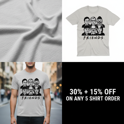 True Crime Friends T-Shirt_4_panel
