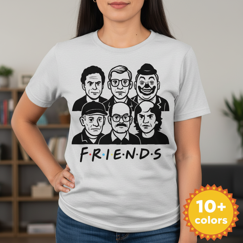 True Crime Friends T-Shirt_badge