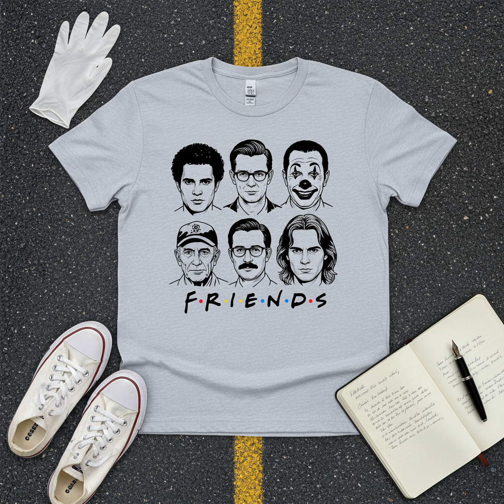 True Crime Friends T-Shirt_extreme_za