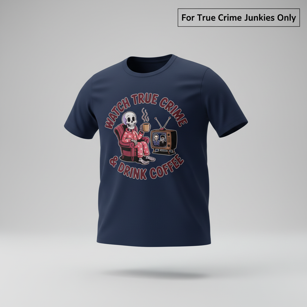 True Crime & Coffee T-Shirt_3d_float