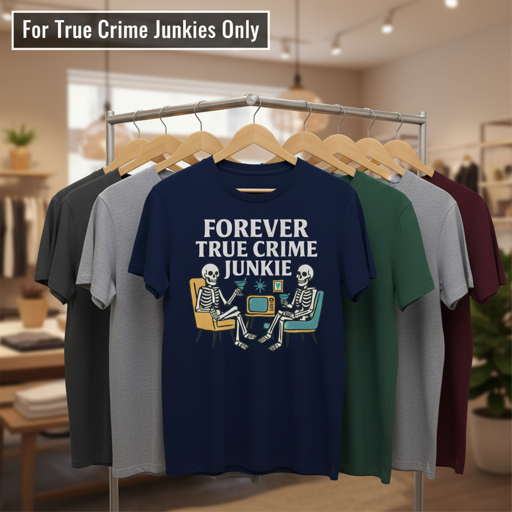 Forever True Crime Junkie T-Shirt_boutique_rack