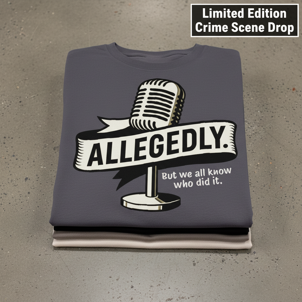 Allegedly Mic T-Shirt_stacked_flatlay
