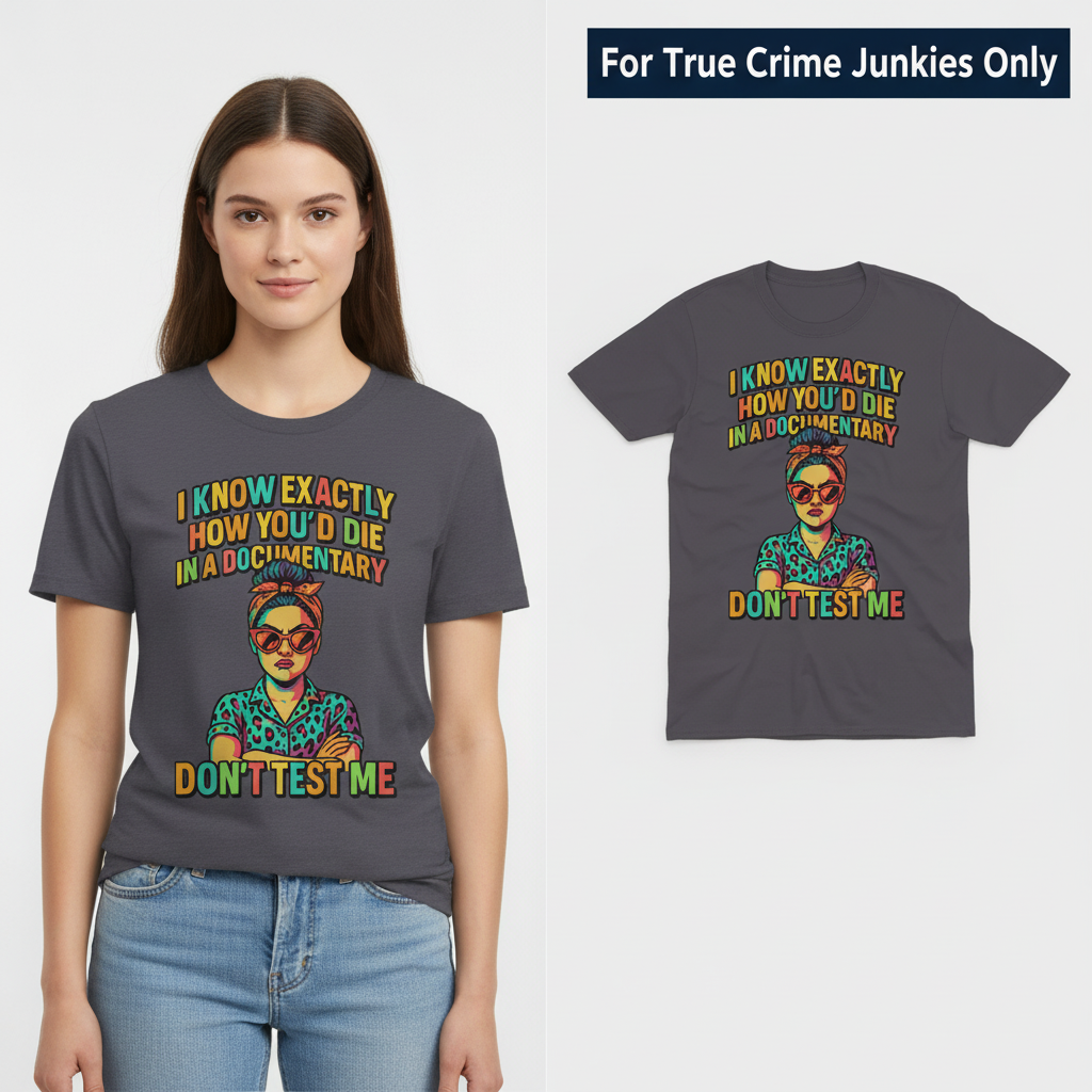 Don't Test Me Documentary T-Shirt_model_flat