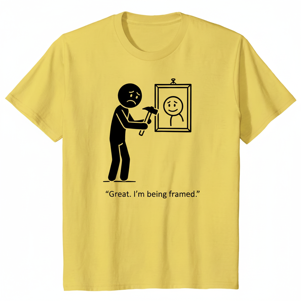 I'm Being Framed T-Shirt_extreme_za