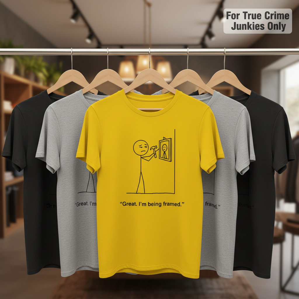 I'm Being Framed T-Shirt_boutique_rack