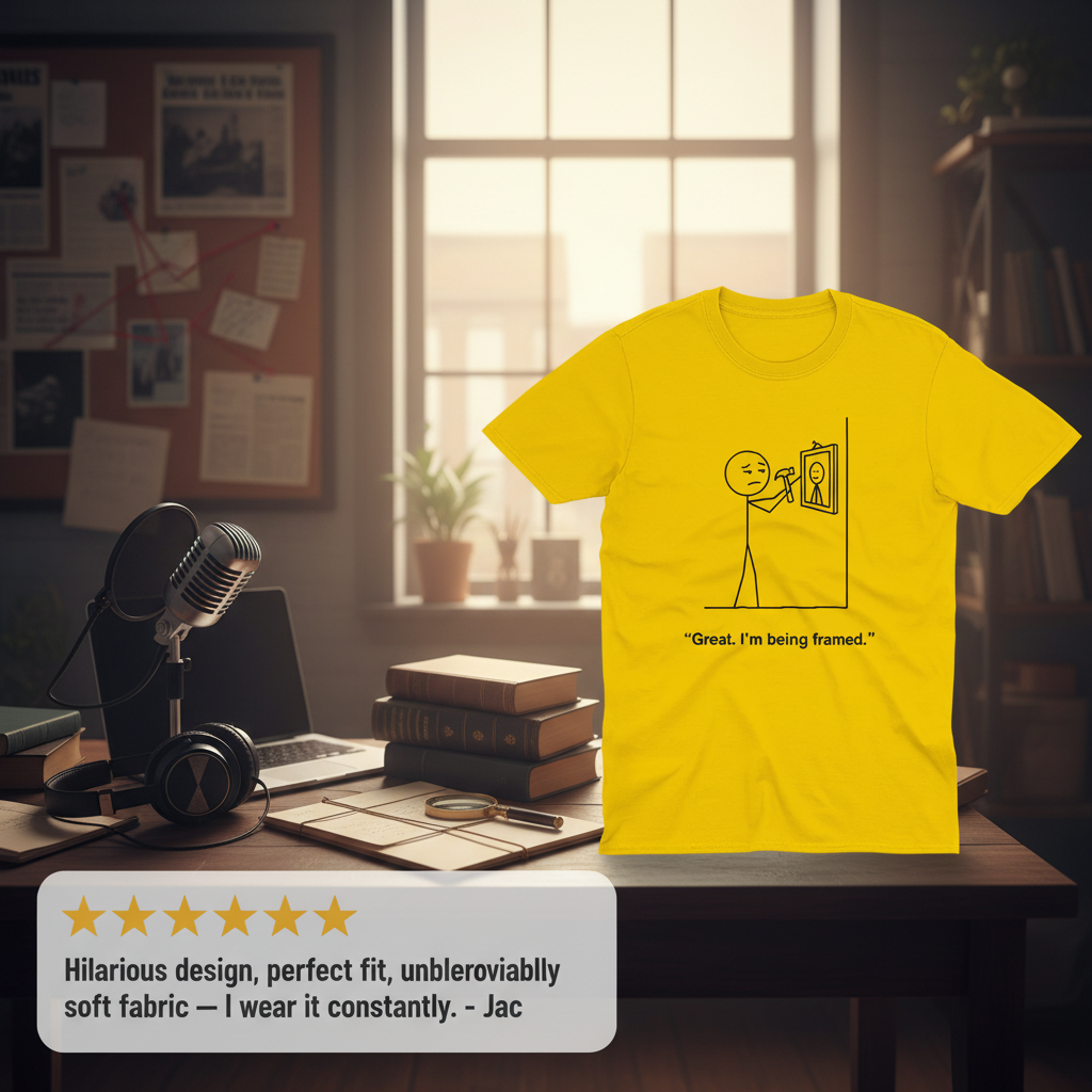 I'm Being Framed T-Shirt_extreme_za