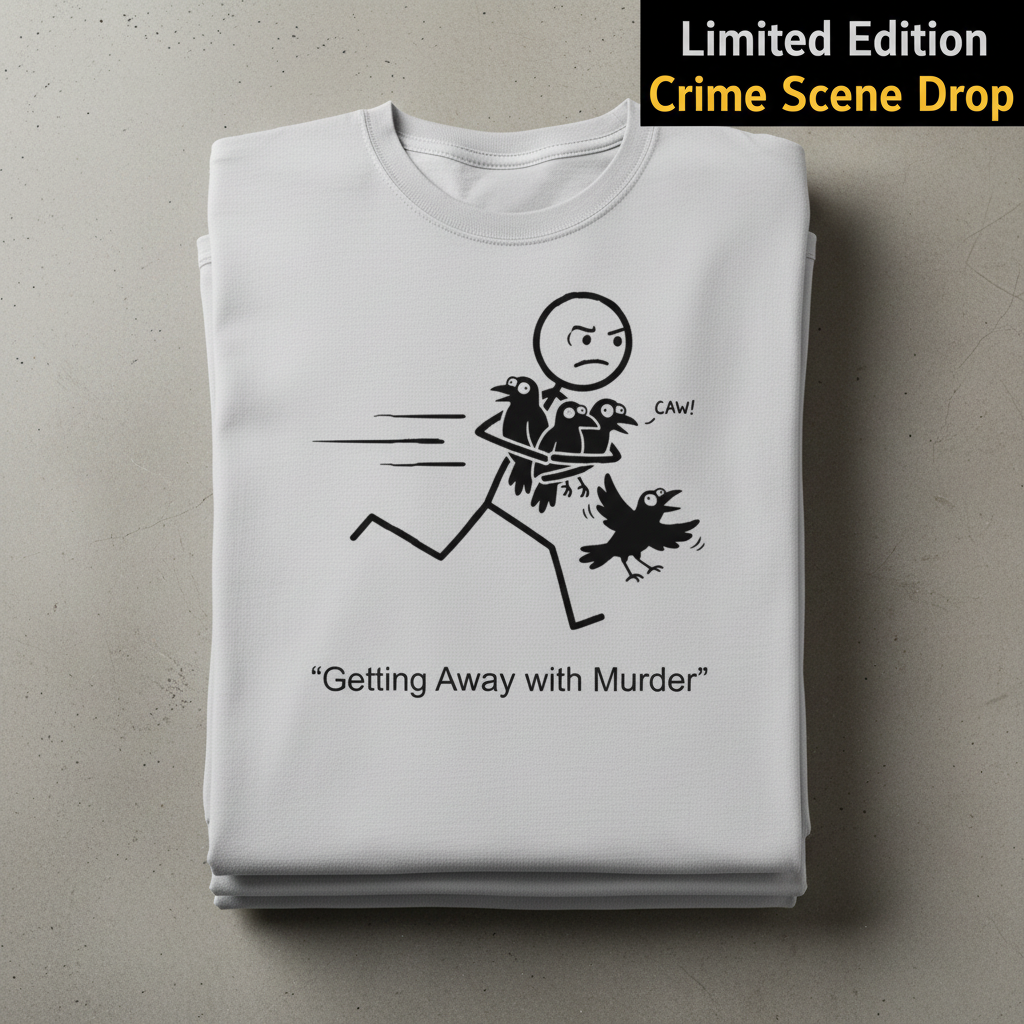 Getting Away with Murder T-Shirt_stacked_flatlay